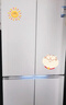 美的（Midea）熊墩墩系列603L十字门冰箱超净养鲜纯平全嵌双系统超大容量一级能效无霜BCD-603WUSPZM(E)国家补贴 实拍图