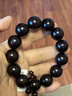原木匠正宗小叶紫檀木手串男士佛珠手链女款108颗文玩转运珠子手把件 满金星18mm*13颗[高级礼盒] 实拍图
