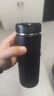 米家 保温杯 316不锈钢水杯 男女士杯子 大容量茶杯便携 350ml黑色 实拍图