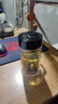富光双层玻璃杯商务泡茶杯子 大容量男女耐热办公水杯带把黑色320ml 实拍图
