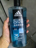 阿迪达斯 （adidas）男士沐浴露 洗发洁面三效合一 补水保湿 冰点两件套600ml 实拍图