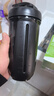 贝瑟斯 摇摇杯水杯运动健身水杯奶昔杯子代餐杯蛋白粉搅拌杯子680ML黑色 实拍图