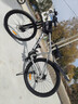 京东京造 XC350山地自行车铝合金禧玛诺21速油压碟刹成年人学生17寸时空银 实拍图