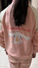 Hello Kitty女童运动套装2025春秋季儿童休闲外套中大童两件套024粉色160 实拍图
