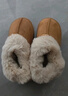 2025新款棉拖鞋女毛绒女士单鞋外穿雪地靴家居棉鞋防滑棉拖毛毛拖 8809雪地靴-米色 40 -41适合39-40 实拍图