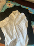 优衣库女装花式衬衫/长袖衬衣易打理垂坠479071 00 白色 3XL 实拍图