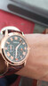 正品男士手表高档休闲石英表简约气质男表皮带高颜值罗马时尚腕表 咖啡色指挥官款 实拍图