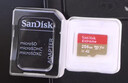 闪迪（SanDisk）256GB TF(MicroSD)内存卡 4K极速金卡A2 V30 U3行车记录仪 运动相机无人机 监控存储卡 读190MB/s 实拍图
