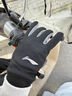 李宁（LI-NING）骑行手套冬季男女保暖加绒电动摩托自行车手套防冻防寒风登山滑雪 实拍图
