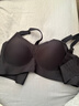 嫚熙（EMXEE）哺乳内衣孕妇文胸喂奶前开扣聚拢有型怀孕期胸罩 【黑色】小奶皮款 柔软舒适 M 实拍图