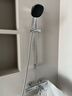 高仪（GROHE）进口恒温淋浴花洒套装 110方形手持 家用三式出水带滑杆 恒温有下水|黑色手持 实拍图