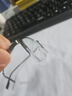 普莱斯（pulais）近视眼镜框可配度数纯钛金属高端商务半框超轻8g男士眼镜架19897A 实拍图