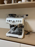 铂富（Breville）BES870 半自动咖啡机 家用意式 研磨奶泡一体式 可拆卸豆仓 16档研磨 白色 实拍图