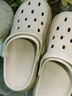 洁丽雅（Grace）洞洞鞋男士夏季户外开车凉鞋沙滩鞋EVA防臭外穿防滑手术室拖鞋男 实拍图