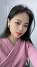 DAVA奥特莱斯特价18K金三生三世镶钻耳环高级感耳扣耳钉耳圈耳饰女 251三生三世镶钻耳钉 实拍图