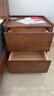 京东京造家居悦枫实木床头柜 天然橡胶木双层储物 收纳卧室储物柜胡桃色 实拍图