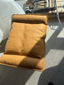 源氏木语布艺蜗牛椅北欧沙发椅现代简约客厅摇椅懒人休闲椅+脚凳古铜黄 实拍图