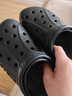 卡骆驰（CROCS）洞洞鞋贝雅男鞋女鞋轻便耐磨一脚蹬拖鞋休闲鞋|10126 黑色-001 41 /42(260mm) 实拍图