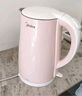 美的（Midea）电热水壶电水壶烧水壶双层防烫 0涂层 食品级304不锈钢1500W快速沸腾1.7L大容量 HJ1705 实拍图