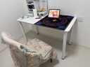 甄严选电脑桌台式家用简约办公书桌女生卧室学习写字桌小户型化妆桌子 暖白色120*60【升级加固框架】# 实拍图
