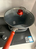 爱仕达（ASD）炒锅极铁无涂层不锈锤纹精铁炒菜锅34cm燃气电磁炉通用CF34A16WG 实拍图