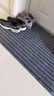 京东京造条纹拉绒入户垫 家用可裁剪除尘防滑吸水地垫进户门 灰色60*90cm 实拍图