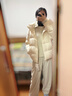 优衣库女装羽绒茄克/柔软面料外套夹克25秋冬新款479212 01 乳白色 M 实拍图