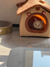 阿柴与猫封闭式猫窝大房子小型犬狗窝睡觉猫狗屋可拆洗四季通用宠物窝 实拍图