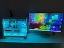 玩嘉 孤勇者无立柱matx主板电脑机箱360水冷海景房机箱纯白30/40系列超长显卡侧透主机箱 孤勇者白色升级版+6棱镜4pro风扇【ARGB 实拍图