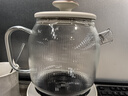 美的（Midea）花漾0胶水全玻璃全自动养生壶 办公室多功能煮茶壶 烧水壶恒温电热水壶煮茶器花茶壶1L YS10B101 实拍图