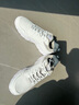 安踏男鞋运动鞋子男士秋冬季款皮面防泼水透气轻便软底白色跑步休闲鞋 【加绒-皮面防泼水】白/浅灰-1 43 实拍图
