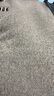 罗蒙一体绒高级感圆领毛衣男士装秋冬季款加绒加厚保暖打底针织衫衣服 浅灰色 XL 实拍图
