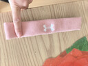 安德玛（Under Armour）运动发带男女止汗带吸汗头带跑步导汗带篮球防汗头巾箍护额 粉色 实拍图