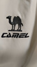骆驼（CAMEL）薄绒风衣男户外防泼水防风夹克外套 J13CZ0L7070A 浅卡其 XXL 实拍图