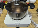 九阳（Joyoung）2025新款电磁炉小型家用火锅一体迷你家用电磁炉旋钮控制IH猛火2200W小型C22S-N532 温柔奶白色【旋钮操控】 实拍图