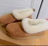 UGG秋季女士时尚舒适茸茸毛圈口平底休闲乐福鞋懒人毛毛鞋1119002 CHE | 栗色 36 实拍图