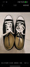 匡威（Converse）官方All Star经典帆布男女低帮休闲运动鞋黑色101001 101001/黑色 43 实拍图