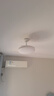 欧普（OPPLE）风扇灯吊扇灯护眼全光谱智控LED照明Ra95餐厅卧室灯包安装 冰风白 实拍图