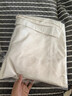 优衣库女装针织廓形长裤/弯刀镰刀裤子25秋冬新款483722 483722/01乳白色 L 实拍图