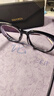 万新（WAN XIN） 近视眼镜防蓝光辐射非球面现片配眼镜框男女0-1500度配成品眼镜 板材-全框-5007BK-黑色 1.74多屏防蓝光镜片（近视酷薄） 实拍图