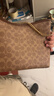 蔻驰（COACH）奥莱女士女包经典标志LAUREL 31号流浪包单肩包斜挎包腋下包 IM/棕黄色/棕色 实拍图