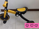 uonibaby品牌授权儿童三轮车脚踏车1-3-6岁宝宝儿童车遛娃神器平衡车手推 25款巴洛克黄(适高68-128cm)速发 升级版 实拍图