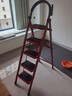 星奇堡 家用梯子工程梯折叠多功能人字梯伸缩室内加厚两用梯子 加厚五步梯-红色 实拍图