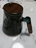 西多米泡茶壶飘逸杯2025新款胡桃木把手玻璃内胆一键过滤茶水分离冲茶壶 实拍图