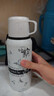 304不锈钢保温杯栀子花真空保冷水壶男女户外旅行便携大容量水杯 316白印花 600ml 实拍图