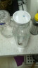乐美雅冷水壶玻璃凉水壶水杯家用大容量耐热水壶饮料果汁扎壶 竖条（1.7L） 实拍图