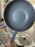 炊大皇炒锅不粘锅易洁少油烟平底煎炒锅32cm电磁炉通用瓷晶CJ32CG 实拍图