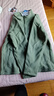 啄木鸟摇粒绒短外套女2025秋冬新款中年休闲加厚保暖抓绒衣上衣 灰豆绿 L （95-110斤） 实拍图
