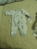 童泰新生婴儿衣服连体衣夹棉秋冬季0-6月初生宝宝纯棉加厚哈衣爬服 郊游企鹅 59cm (建议1-3个月身高55-60cm) 实拍图