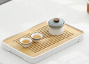 言艺茶盘茶台茶托盘竹制密胺功夫茶盘 悟然长方 实拍图